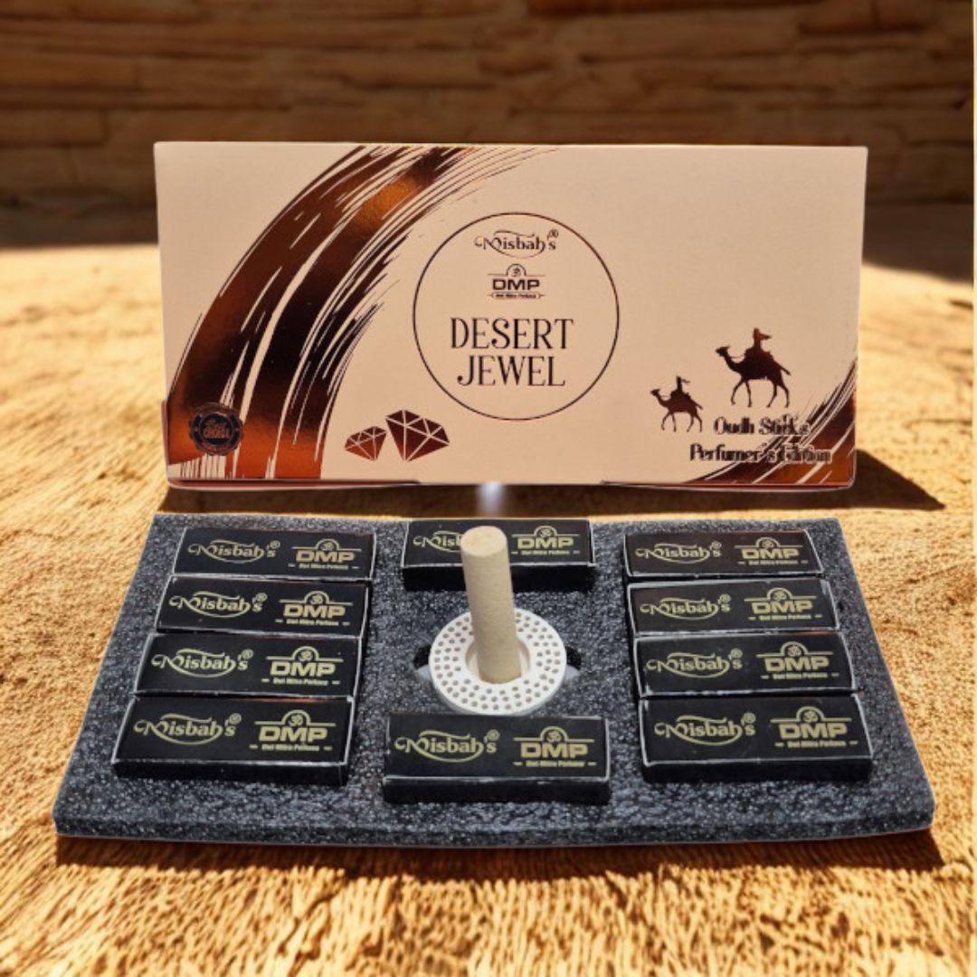 Misbah Desert Jewel Dhoop Gift Box with assorted incense