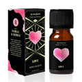 Aromafume Love Manifestation Oil bottle with red and pink design