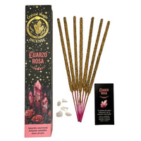 Crystal Magic Rose Quartz Tribal Soul Crystal Incense