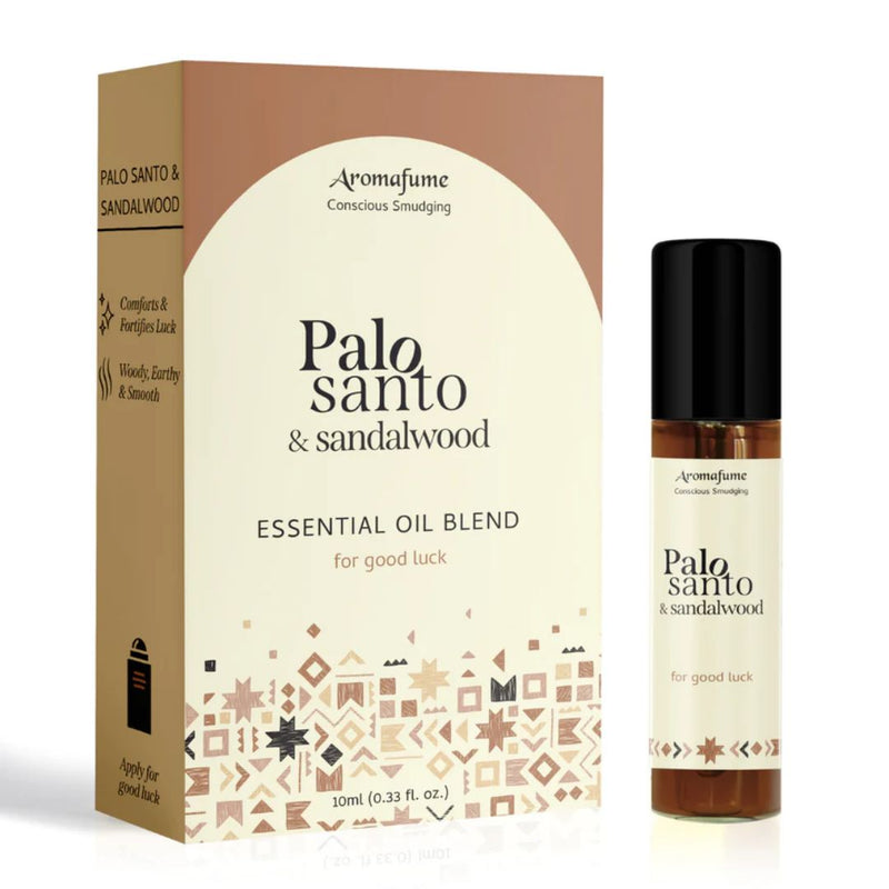Aromafume Palo Santo & Sandalwood roll-on bottle