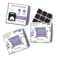 White Sage and Lavender Incense Bricks – Aromafume