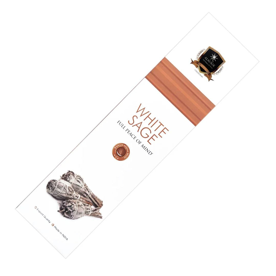 Alaukik White Sage incense sticks 90g pack
