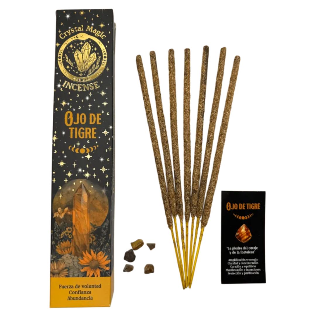 Crystal Magic Tiger Eye Tribal Soul Crystal Incense