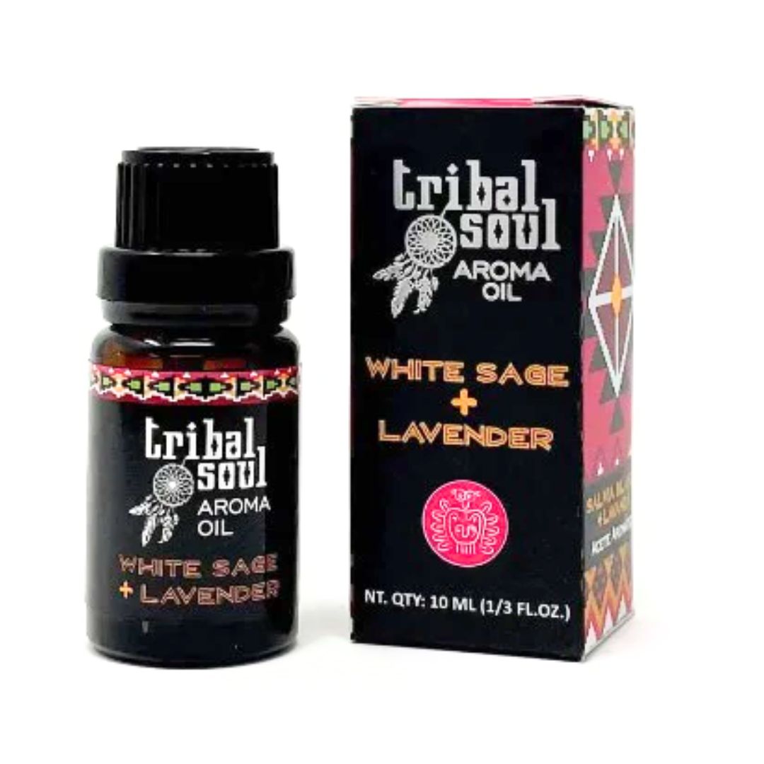 Tribal Soul White Sage and Lavender aromatic oil bottle 10ml