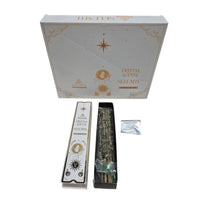 Aroma Crystal Scents – Selenite Incense Sticks with Crystals