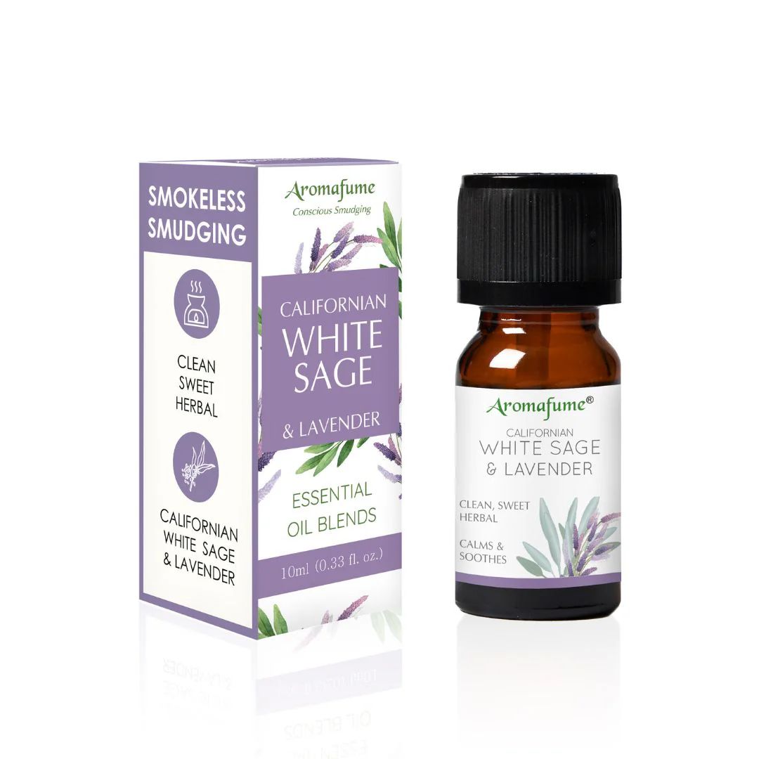 White Sage and Lavender diffuser oil bottle 10ml