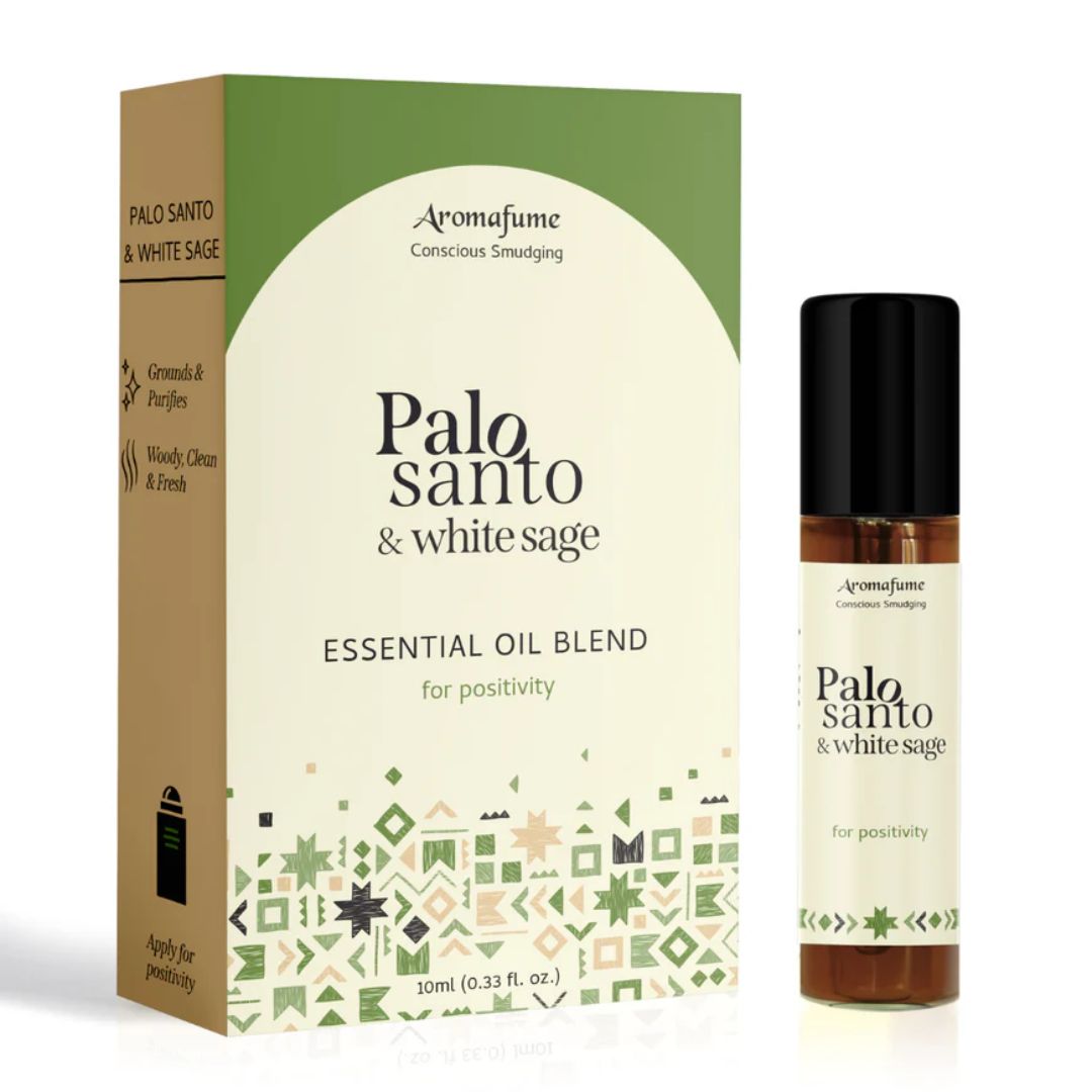 Aromafume Palo Santo & White Sage roll-on bottle