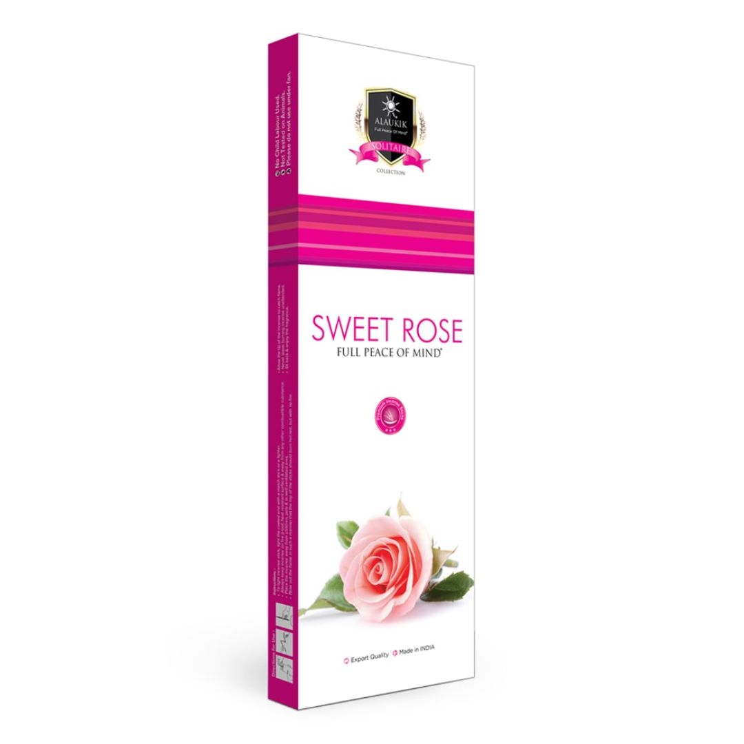 Alaukik Sweet Rose incense 90g pack