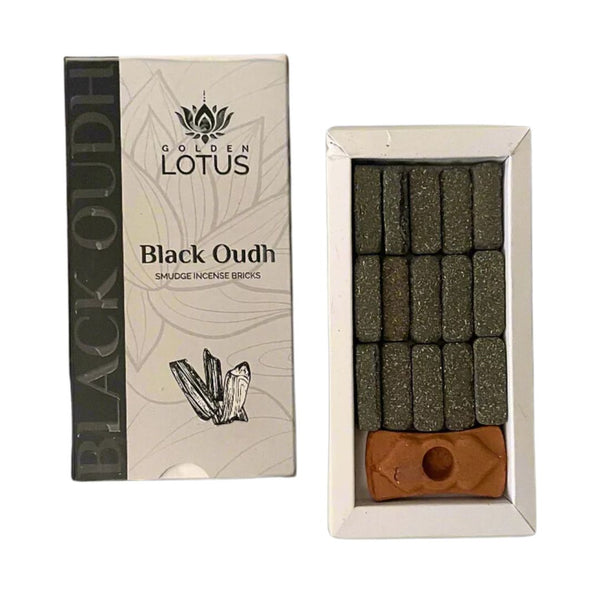 Golden Lotus – Brick Incense | Black Oudh