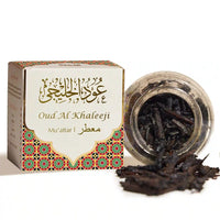 Oud Al Khaleeji Muattar – Premium Incense Sticks & Oud Muattar (40 g Jar)