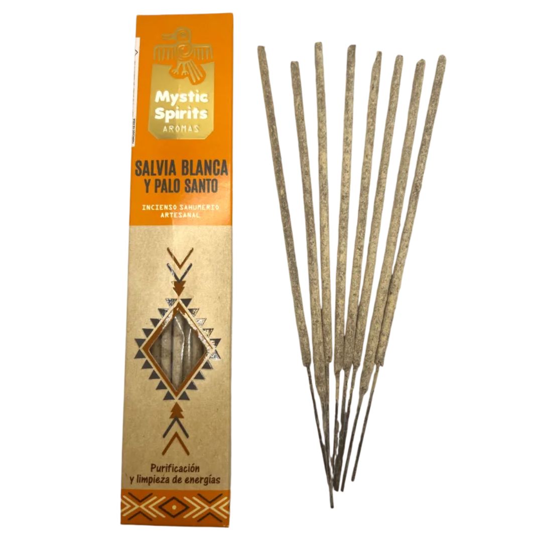 Mystic Spirits White Sage and Palo Santo incense pack