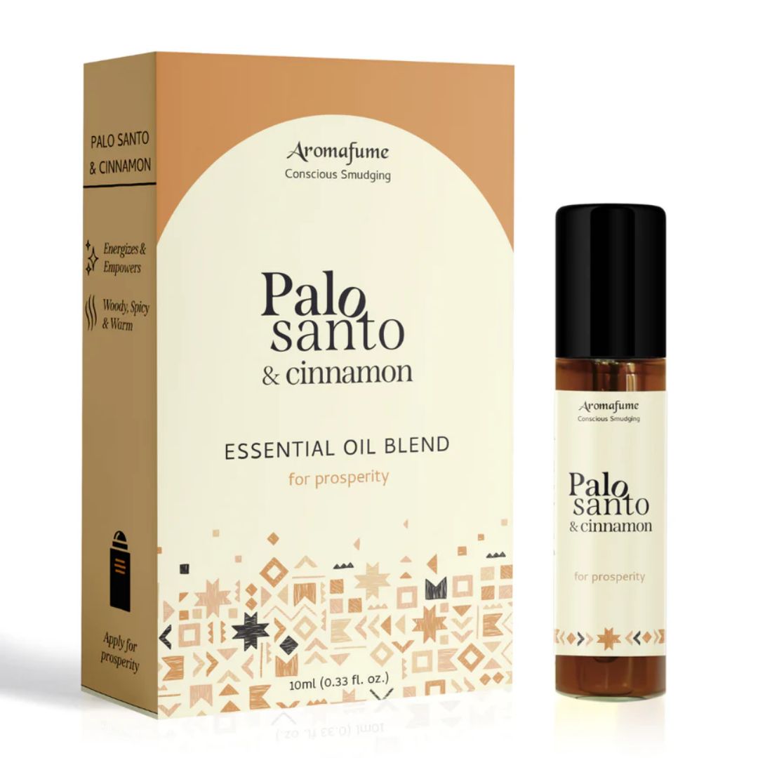 Aromafume Palo Santo & Cinnamon roll-on bottle