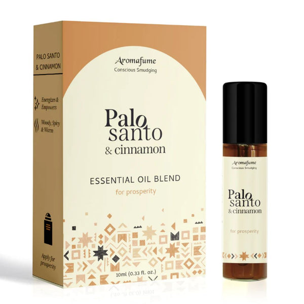 Aromafume Palo Santo & Cinnamon roll-on bottle