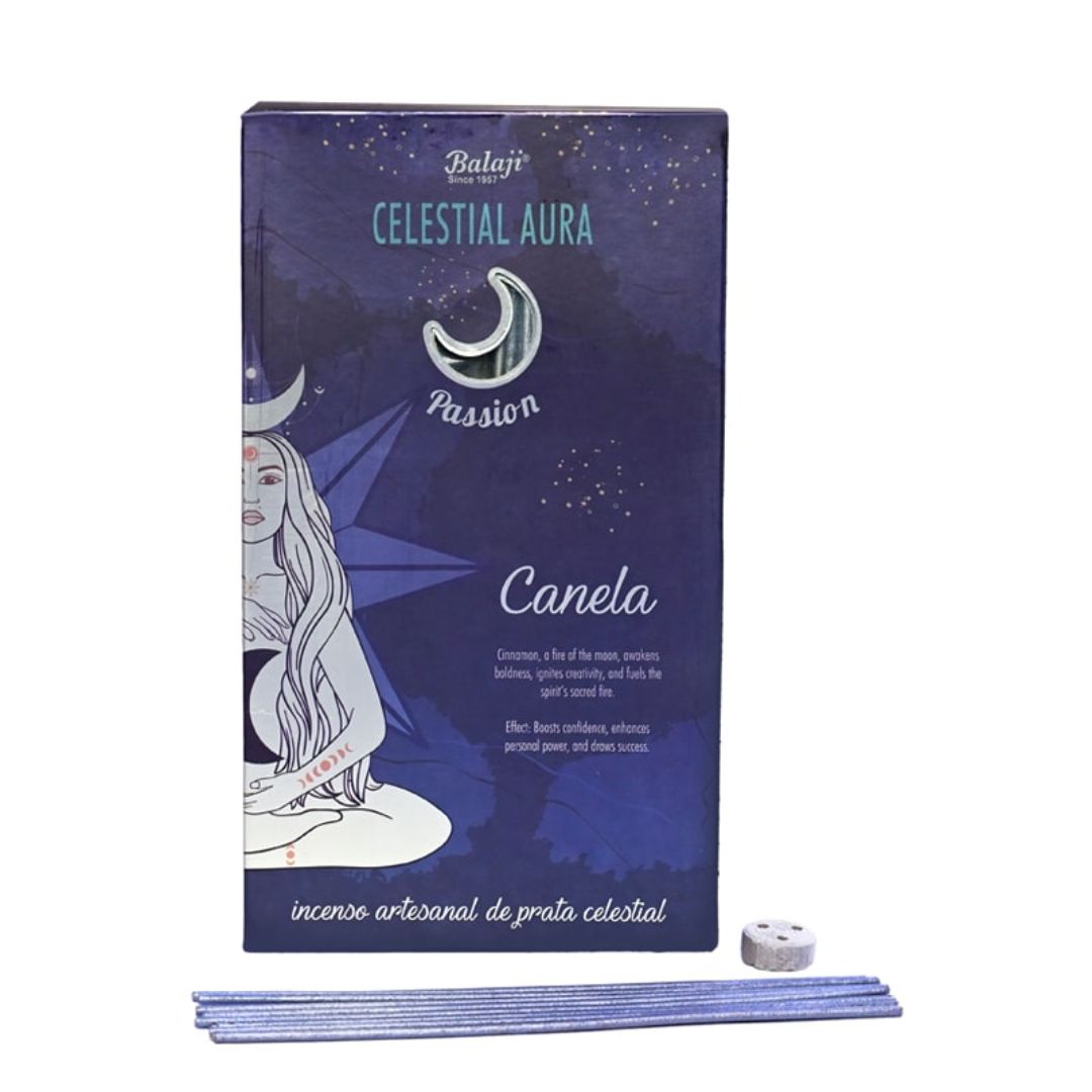 Balaji Celestial Aura Passion Cinnamon incense pack