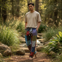 Nomad Spirit Boho Patchwork Gheri Pants (100% Cotton Hippie Pants)