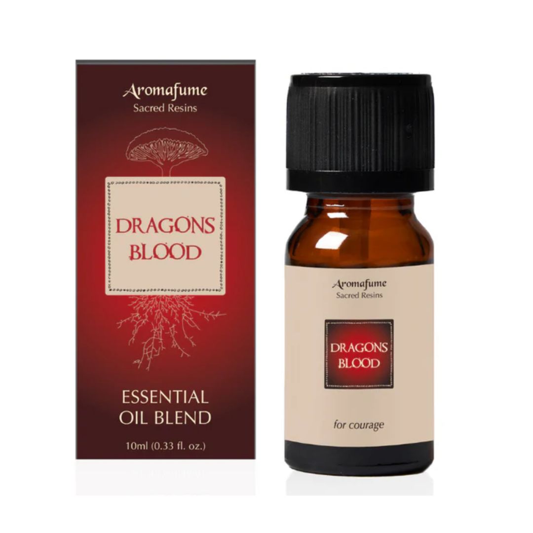 Dragon’s Blood essential oil bottle 10ml with packaging
