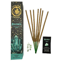 Crystal Magic Amazonite Tribal Soul Crystal Incense