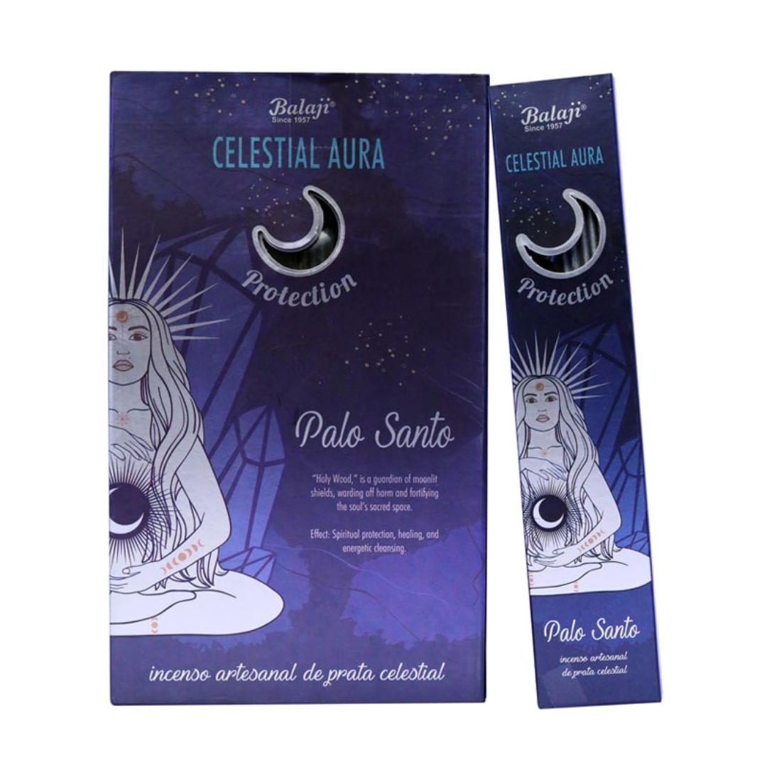 Balaji Celestial Aura Protection Palo Santo incense pack 15g