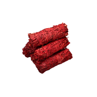 Hand-Wrapped White Sage Smudge Stick with Dragon's Blood - Perfect for Meditation and Yoga
