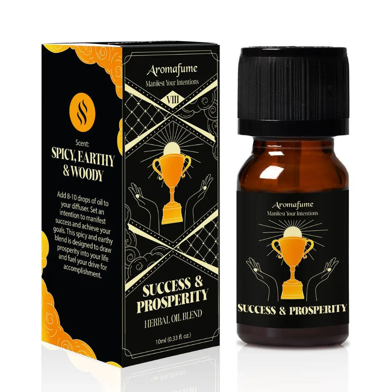 Aromafume Success &amp; Prosperity Manifestation Oil bottle front view