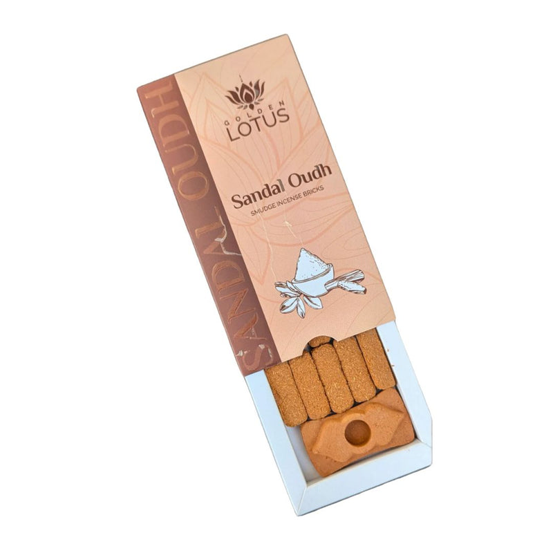 Golden Lotus – Brick Incense | Sandal Oudh