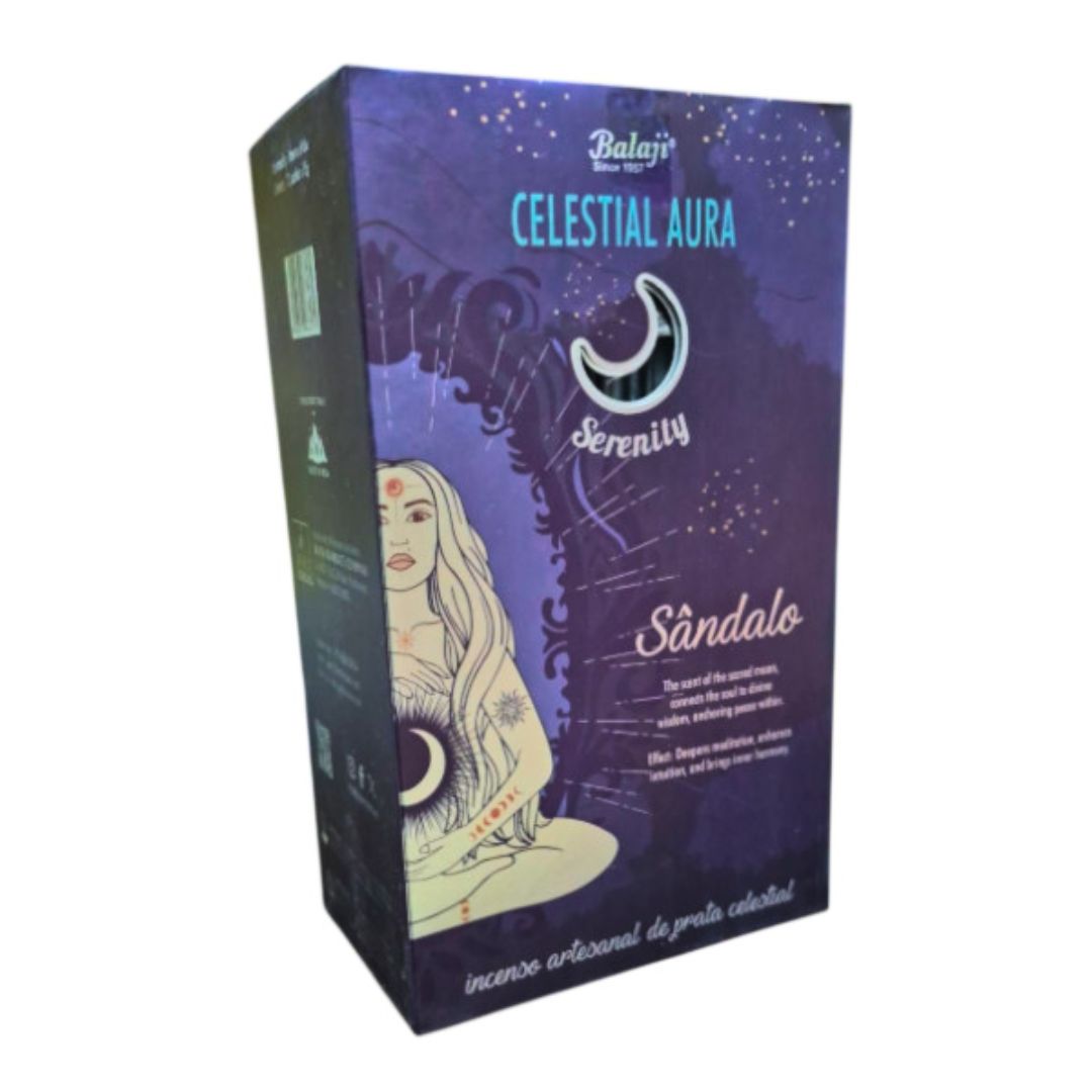 Balaji Celestial Aura Serenity Sandalwood incense pack