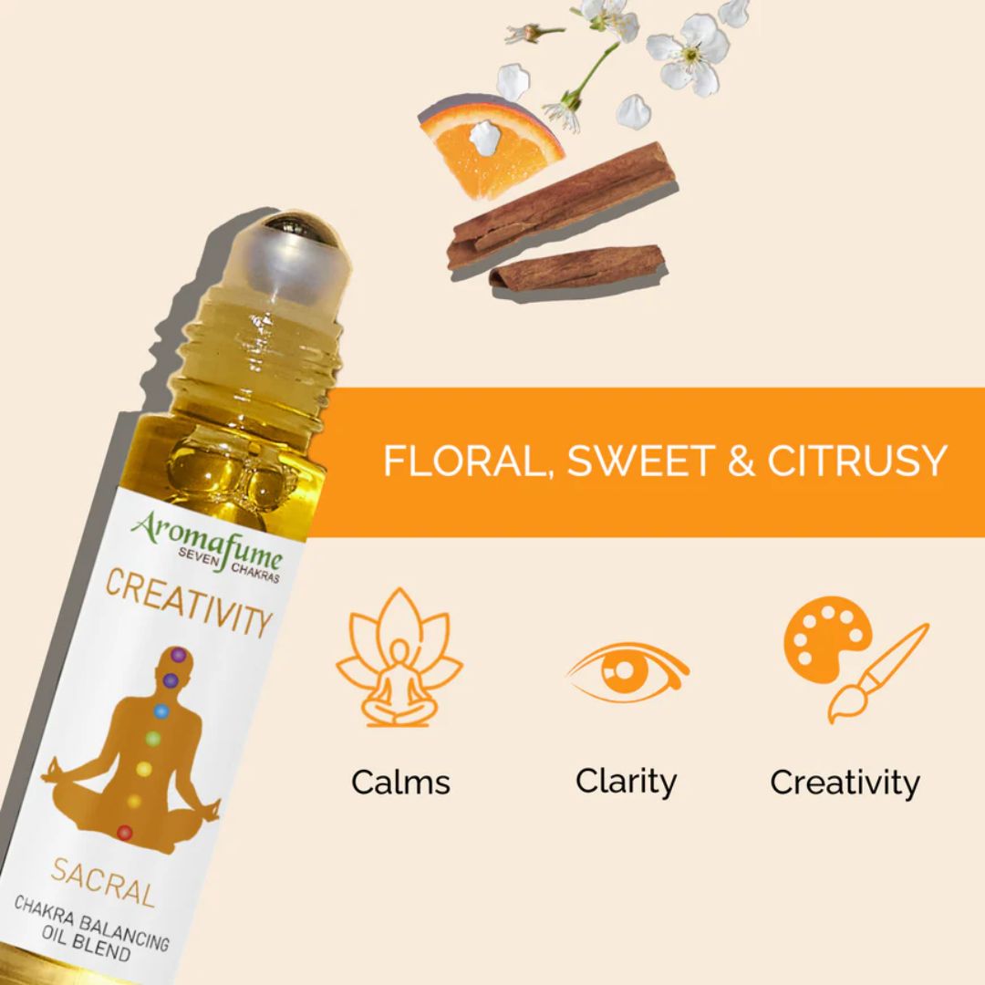 2nd Chakra - Sacral - Swadhistana Essential Oil Roll On Blend