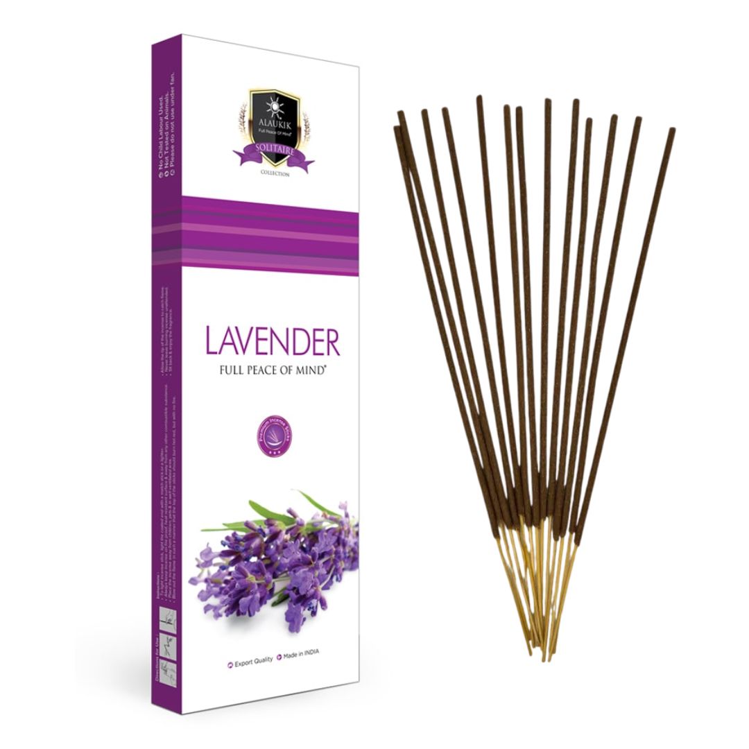 Box of Alaukik Lavender incense sticks