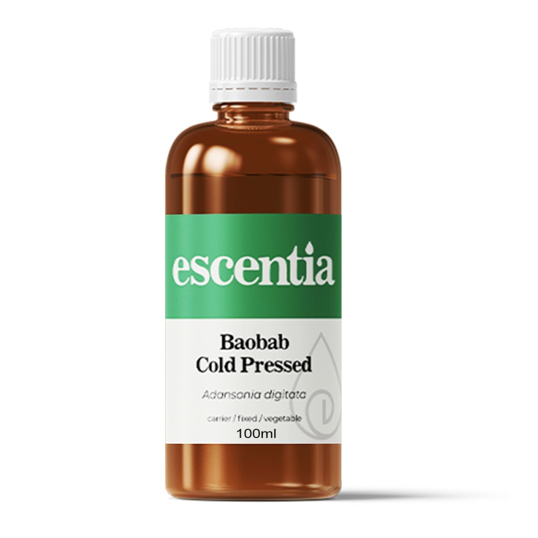 Escentia Baobab Cold Pressed Carrier Oil bottle