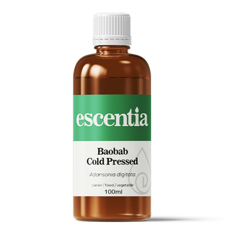 Escentia Baobab Cold Pressed Carrier Oil bottle