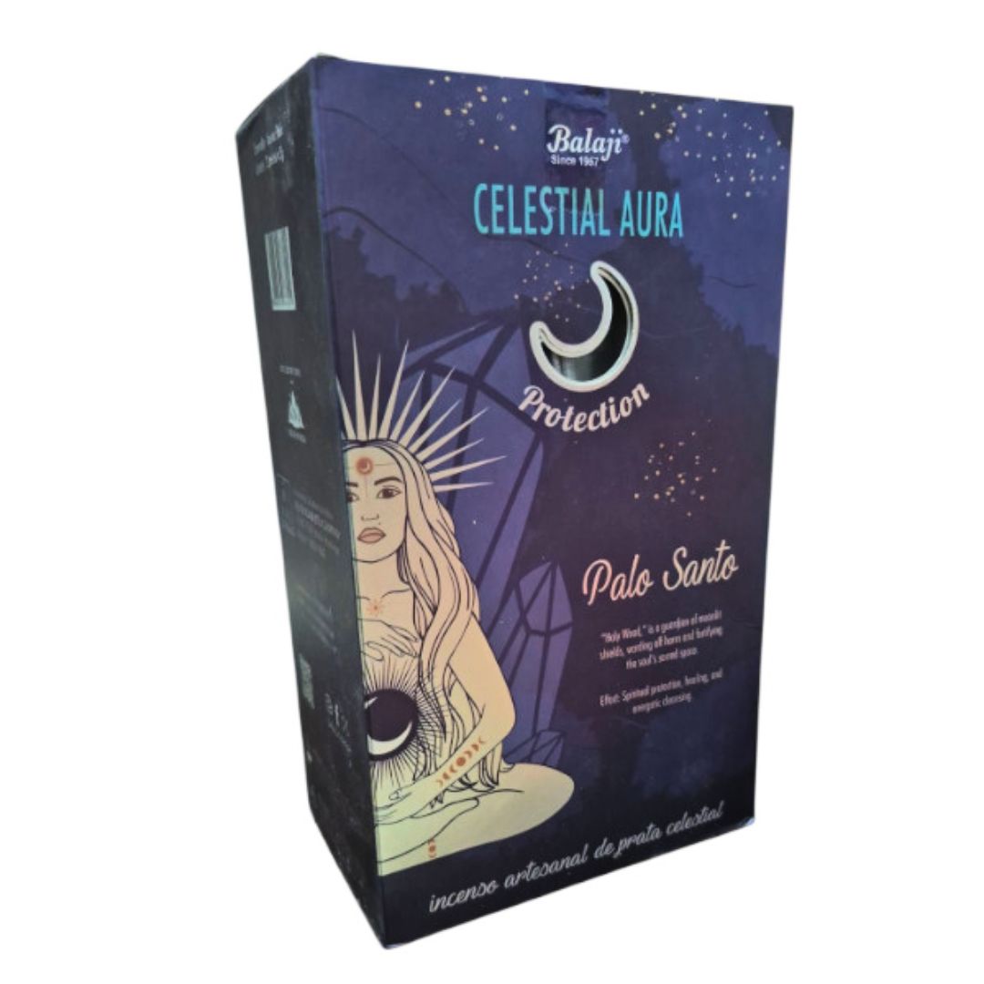 Balaji Celestial Aura Protection Palo Santo incense pack 15g