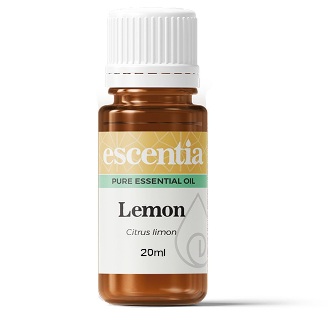 Escentia Lemon Essential Oil bottle