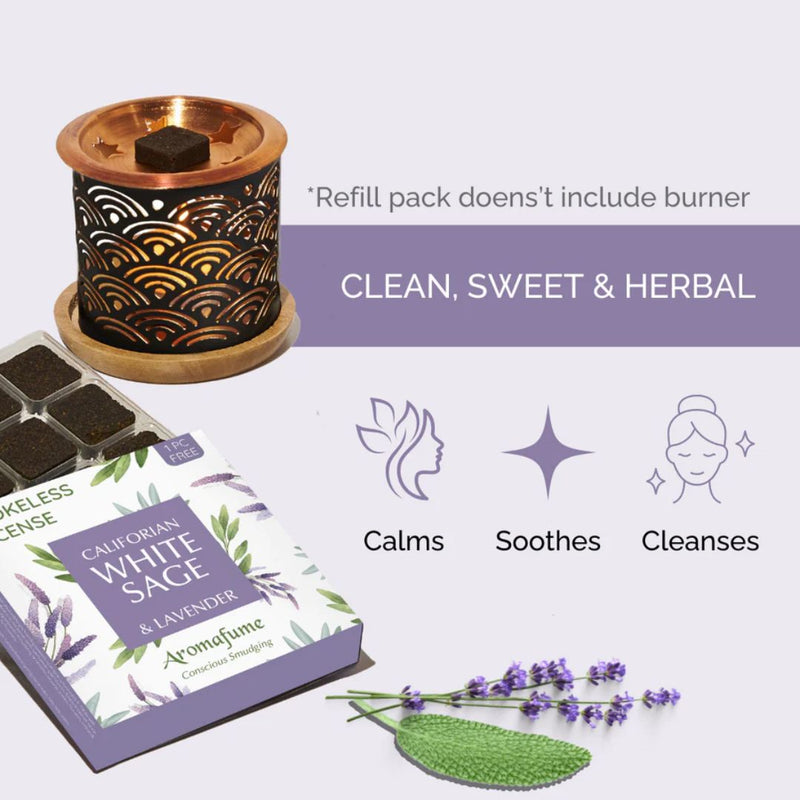 White Sage and Lavender Incense Bricks – Aromafume