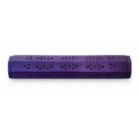 Purple Elephant Ash Catcher Box – Wooden Incense Holder
