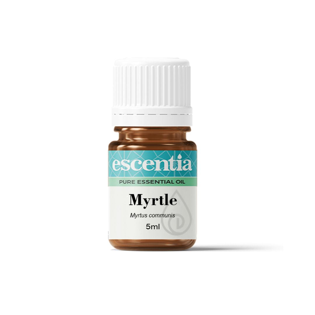 Escentia Myrtle Essential Oil Bottle