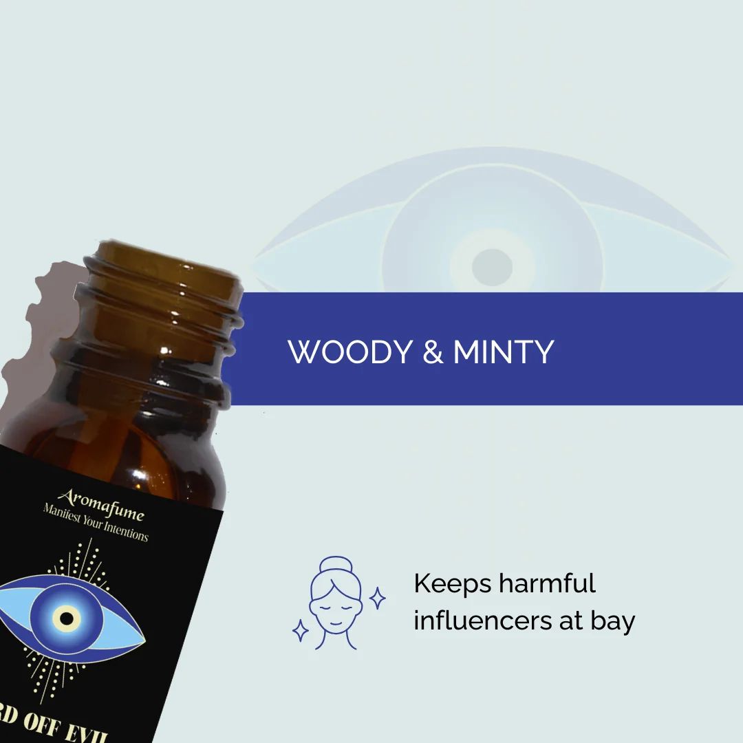 Aromafume Ward Off Evil Manifestation Oil bottle with box
