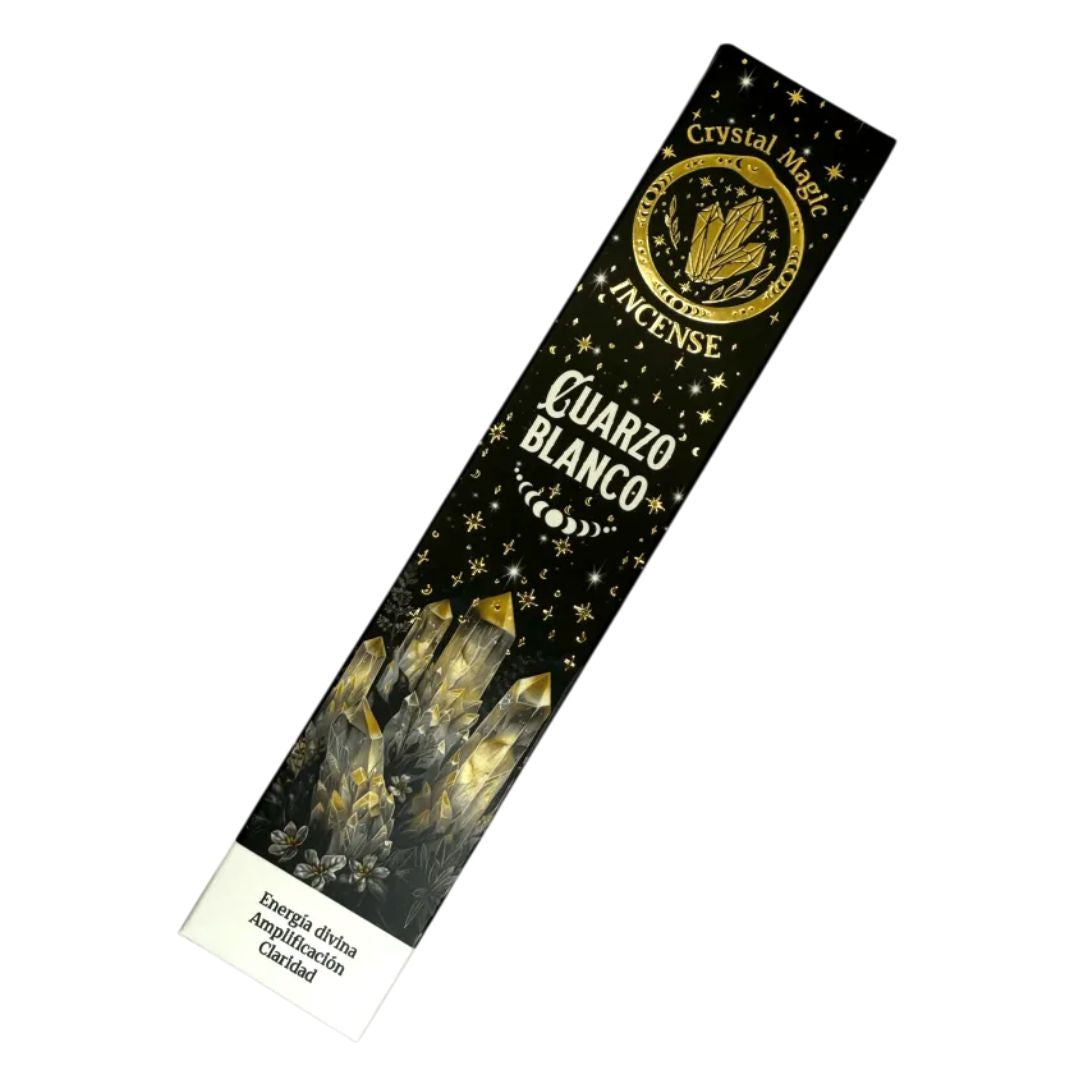 White Quartz Tribal Soul Crystal Incense