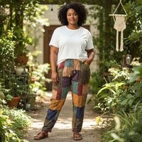 Nomad Spirit Boho Patchwork Gheri Pants (100% Cotton Hippie Pants)