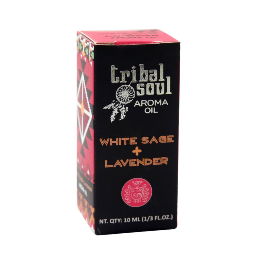 Tribal Soul White Sage and Lavender aromatic oil bottle 10ml