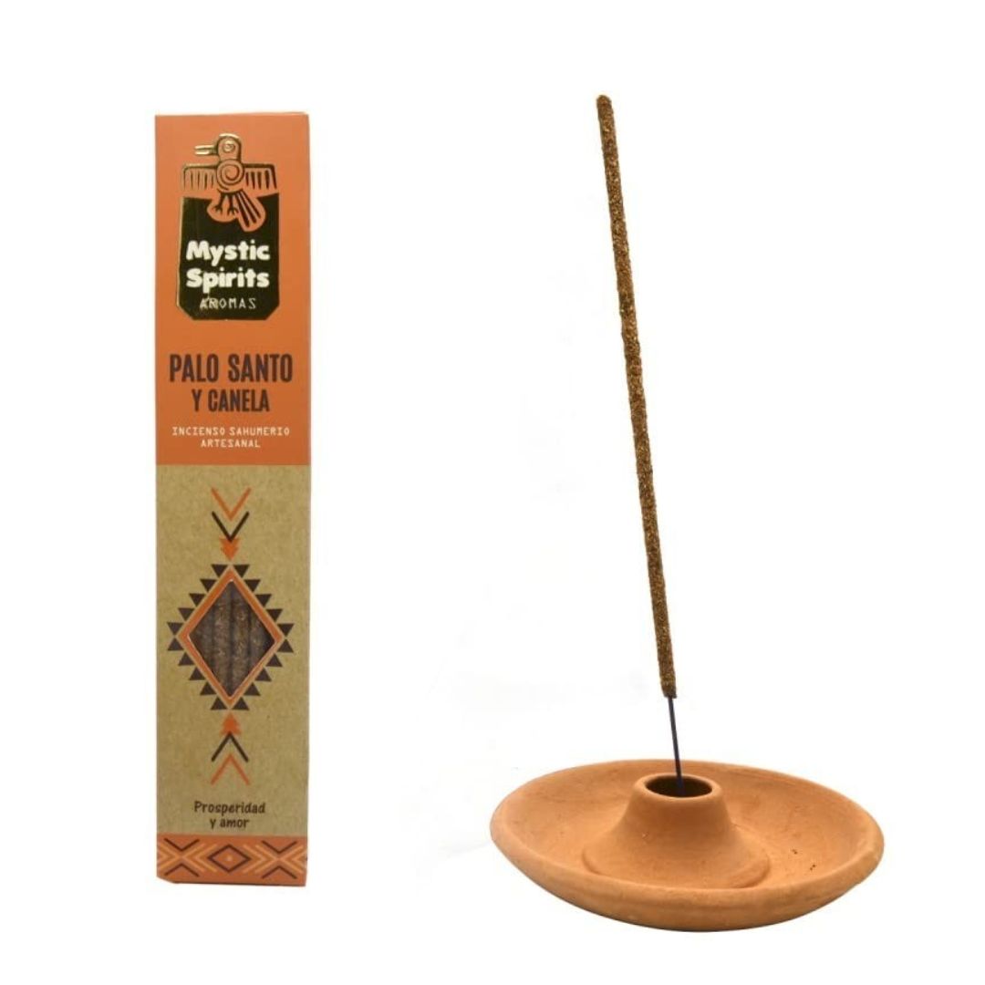 Handmade Palo Santo and cinnamon incense wands pack