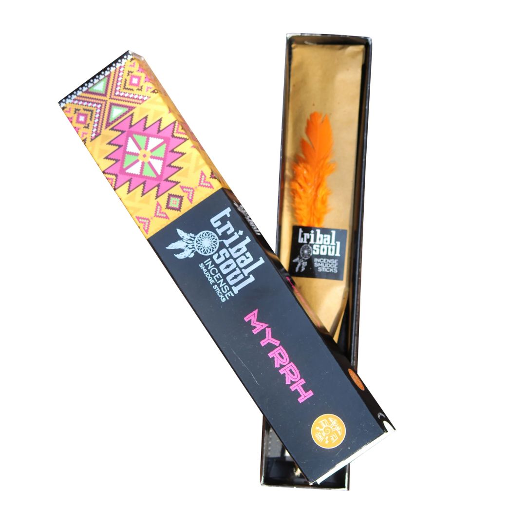 Box of Tribal Soul myrrh incense sticks