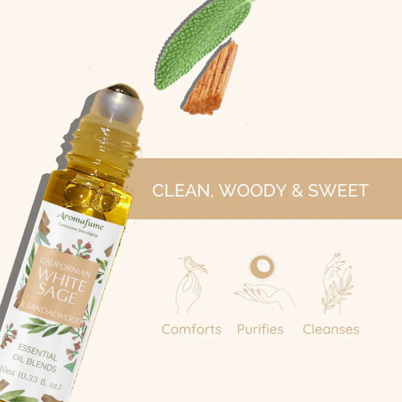 Sacred roll‑on for energetic cleansing and grounding
