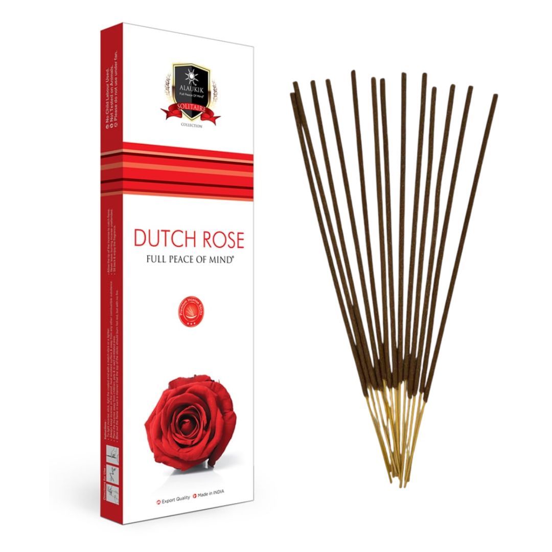 Alaukik Dutch Rose incense sticks in 90g pack