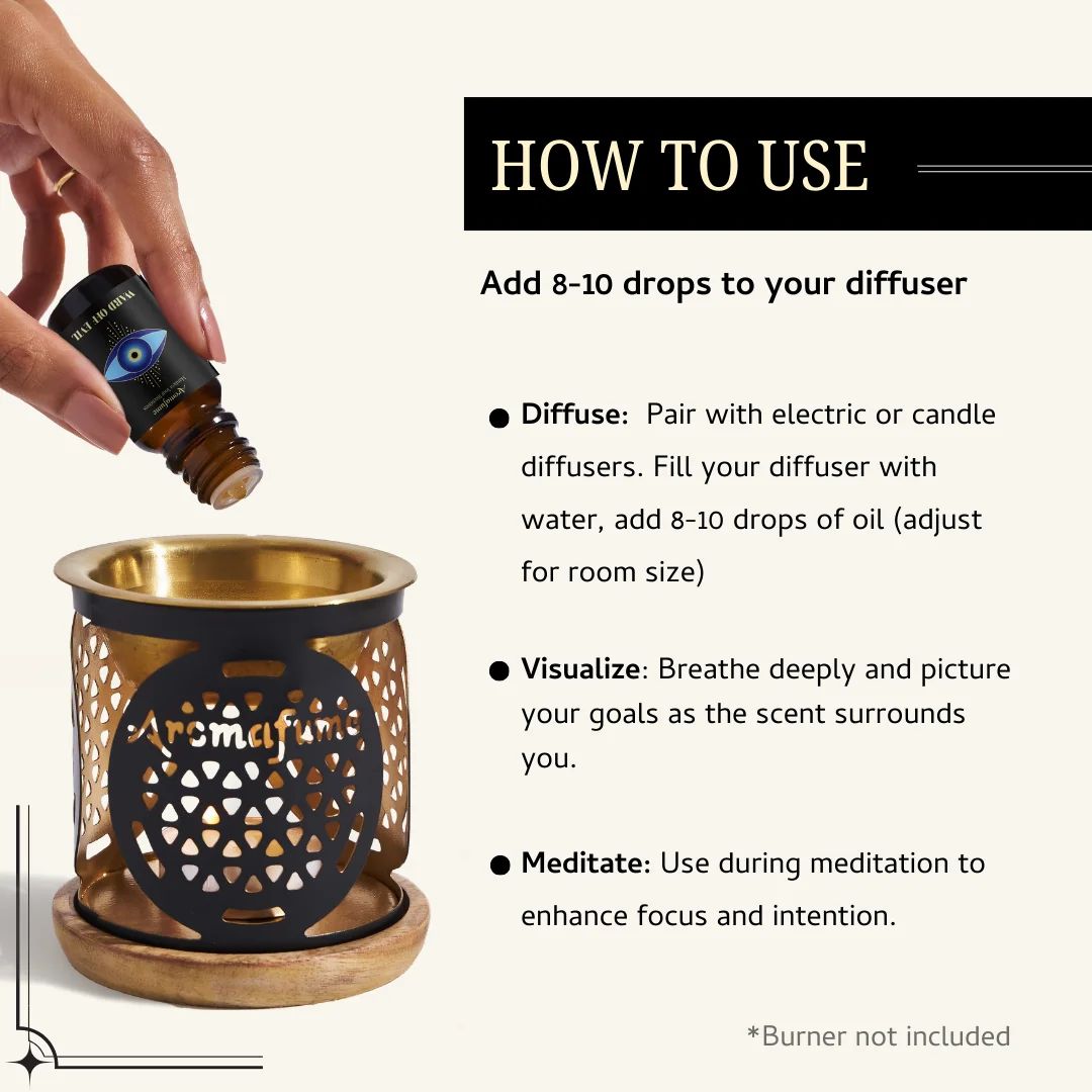 Aromafume Ward Off Evil Manifestation Oil bottle with box