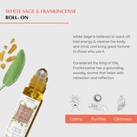White Sage + Frankincense spiritual roll‑on