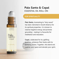 Essential oil roller with Palo Santo and Copal