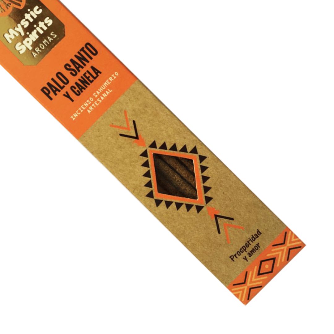 Handmade Palo Santo and cinnamon incense wands pack