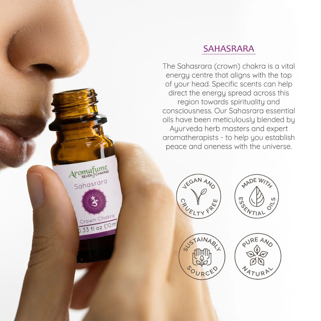 Aromafume Sahasrara diffuser oil 10ml bottle