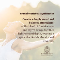 Natural Frankincense and Myrrh Resin Incense (60g) Secret Sense