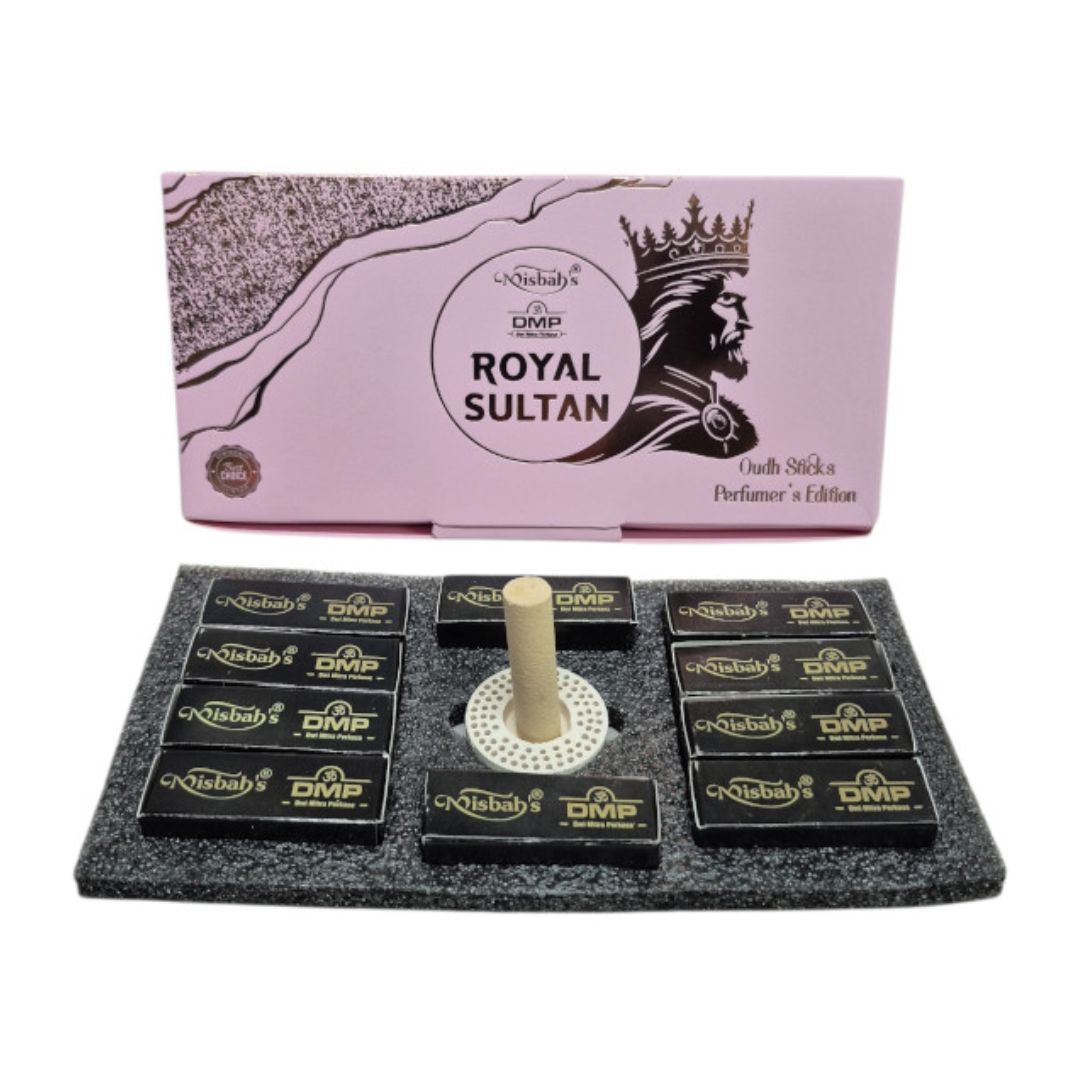 Misbah Royal Sultan dhoop gift box open view